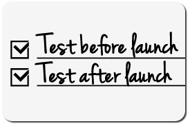Testing checklist for a Drupal website launch